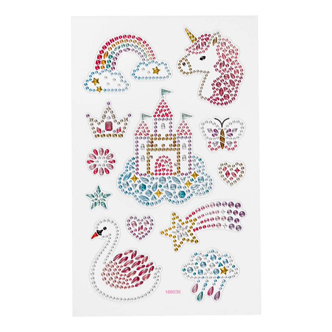 Diamant StickersEenhoorn, 1 Vel