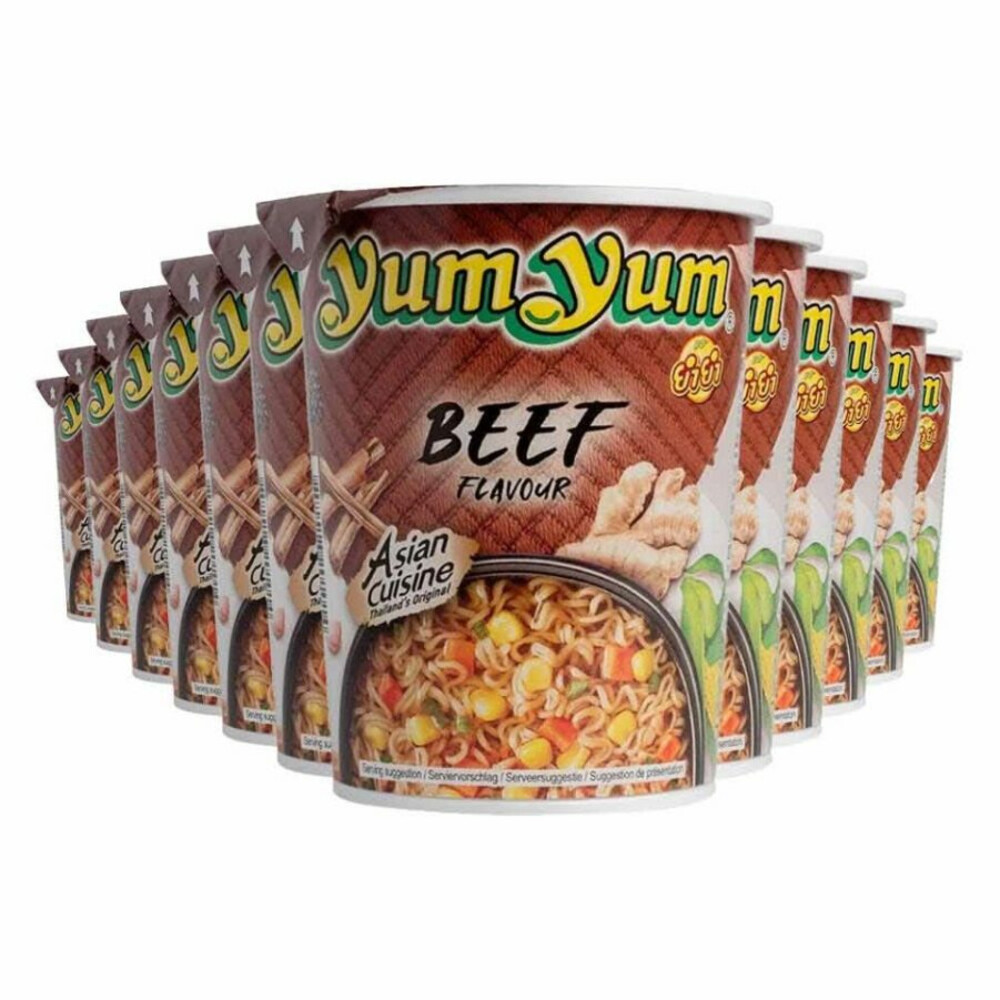 12x Yum Yum Noodles Soep Cup Rund70 gr