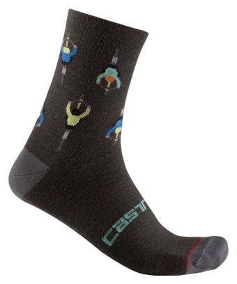 Chaussettes Castelli Aperitivo 15 Noir