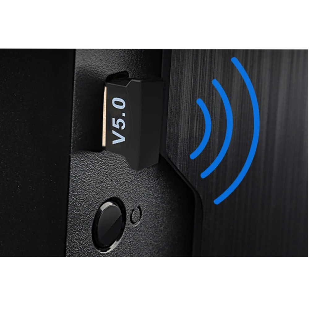 USB Dongle Bluetooth 5.0 Receiver Transmitter Wireless Konverter USB Adapter - Schwarz
