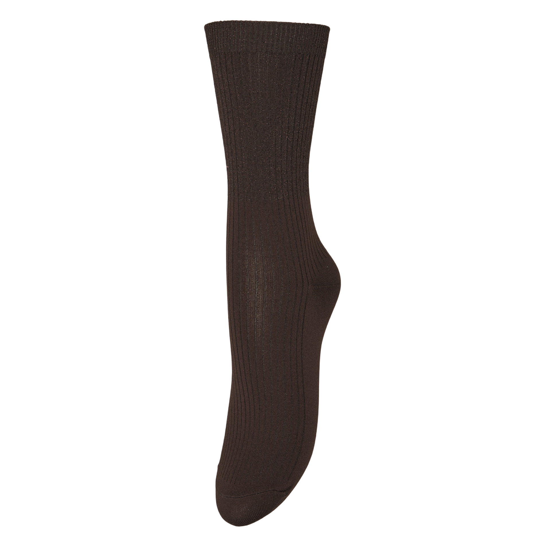 GRADY - Chaussettes côtelées| Marron