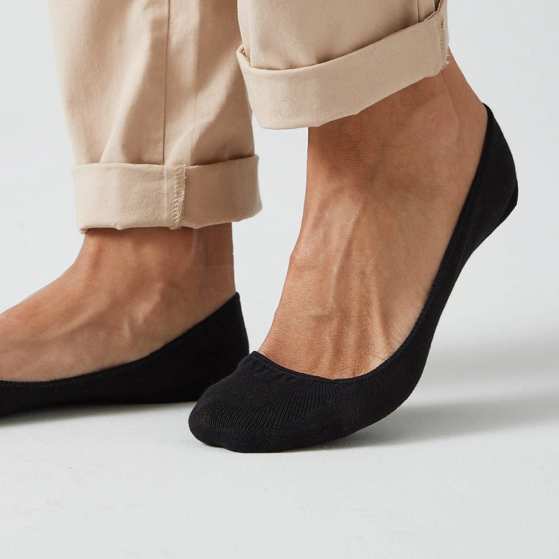 Loafer Socken aus Bio-Baumwolle Beige