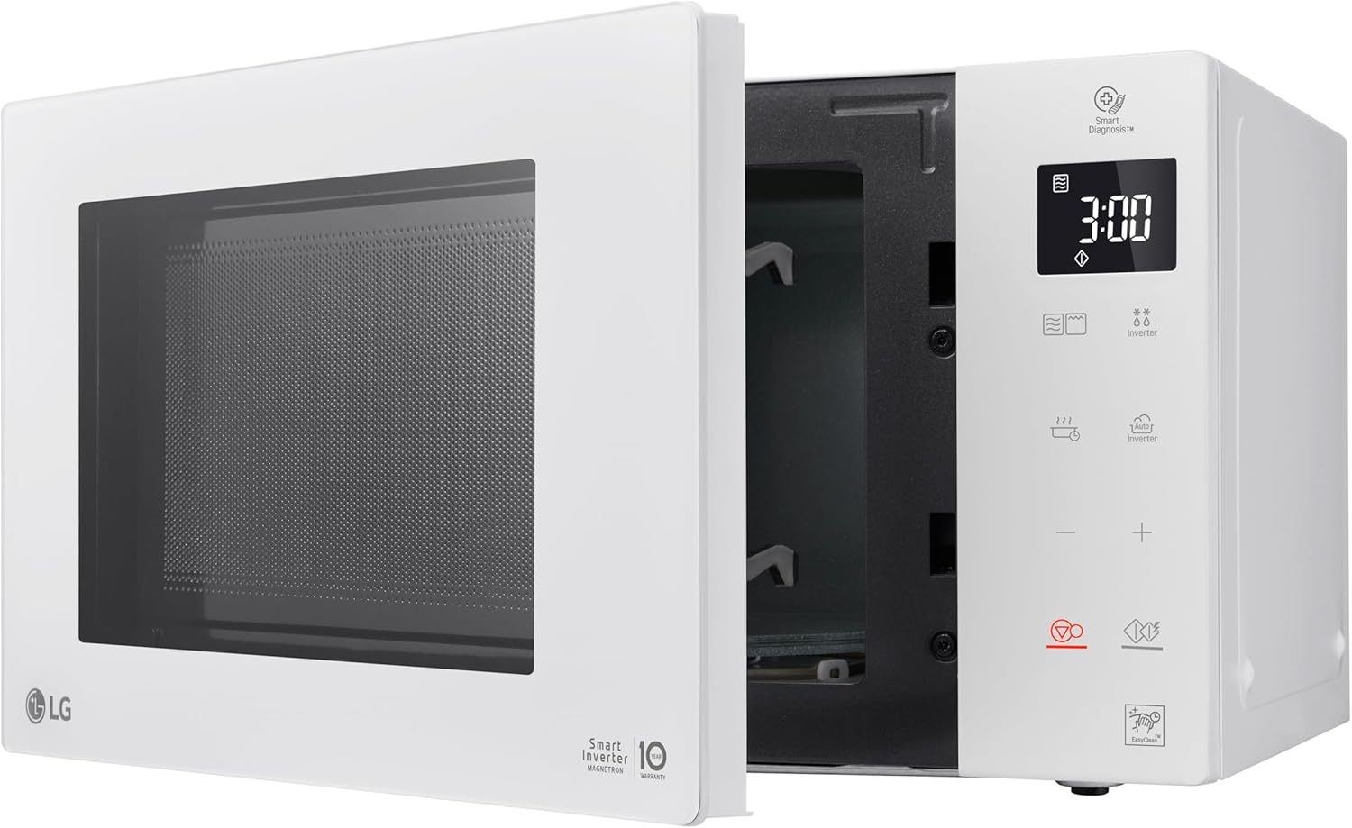 LG Electronics MH 6535 GIH Mikrowelle mit Grill / 1000 W / 25 L/Digitaldisplay/weiß