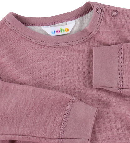 Joha Bluse - Wolle/Bambus - Rose