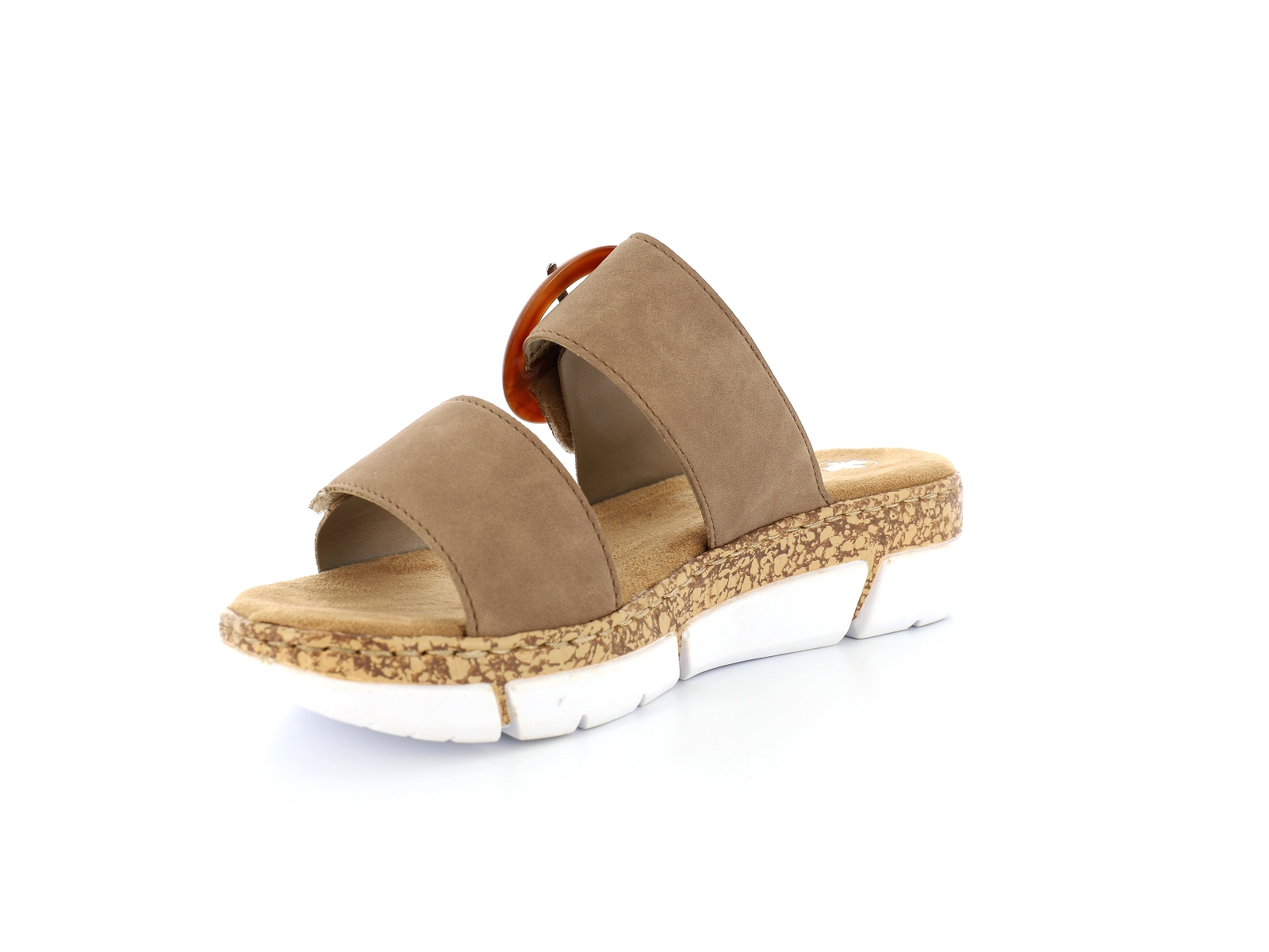 Rieker-V2392 Synthétique Beige Foncé