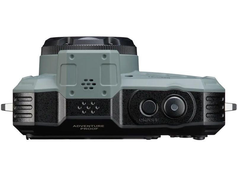 Pentax Unterwasserkamera WG-1000 - Olive Wasserdichte digitale Kompaktkamera der Einstiegsklasse