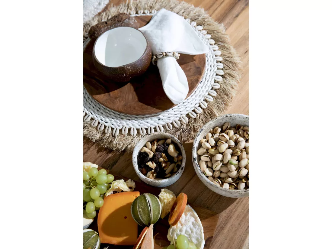 Set de Table Jonc de Mer et Coquillages