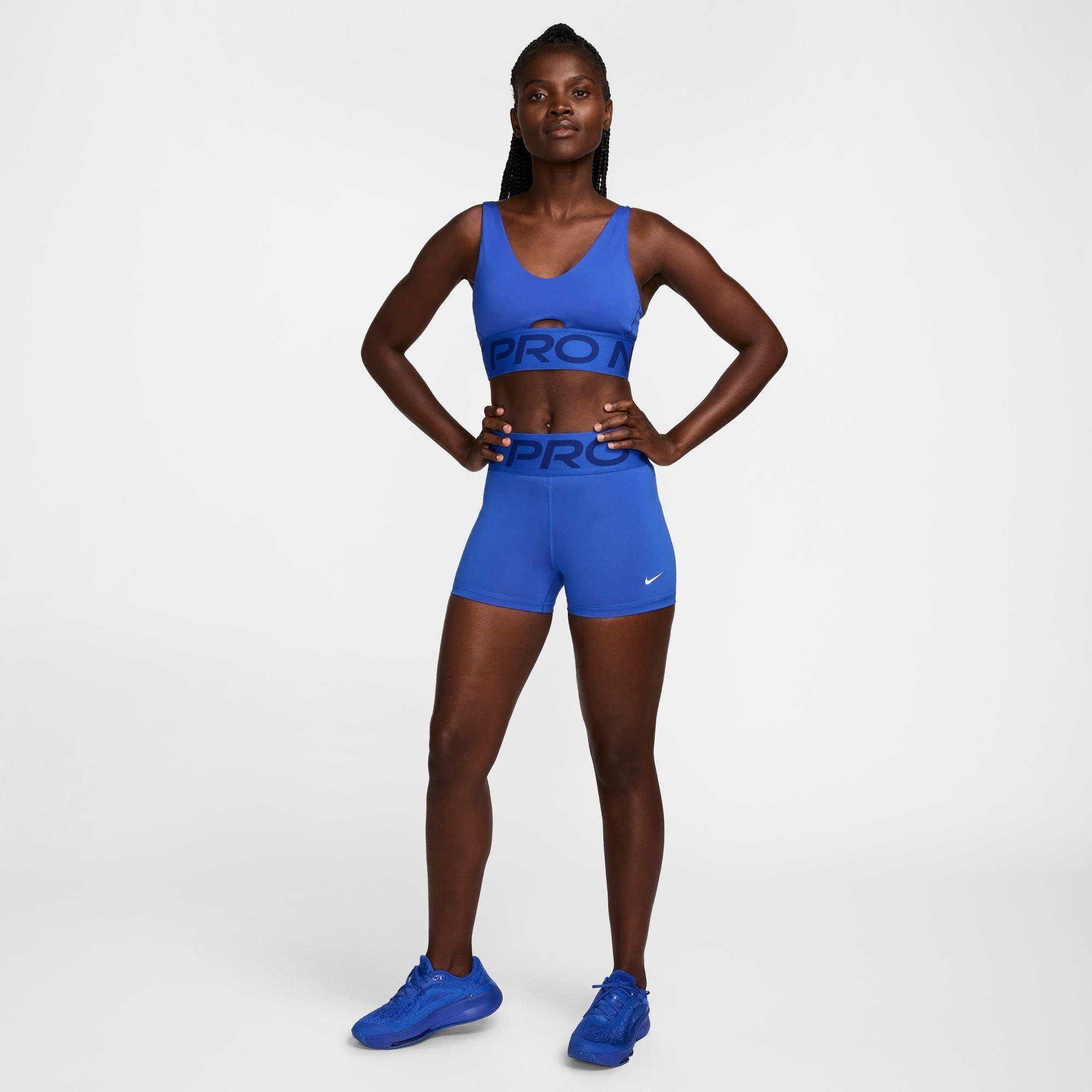 Nike Nike Pro Indy Plunge Women'S Medium-Support Padded Sports Bra Medium Impact Womens