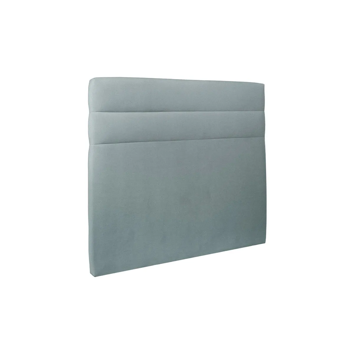 Lit Sommeil de plomb 135x190cm - Tête lignes Gris bleuté