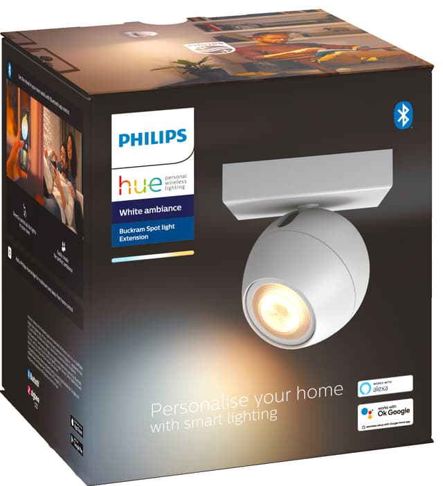 Philips Hue Buckram udtrækkelige spotlys 5W (hvid)