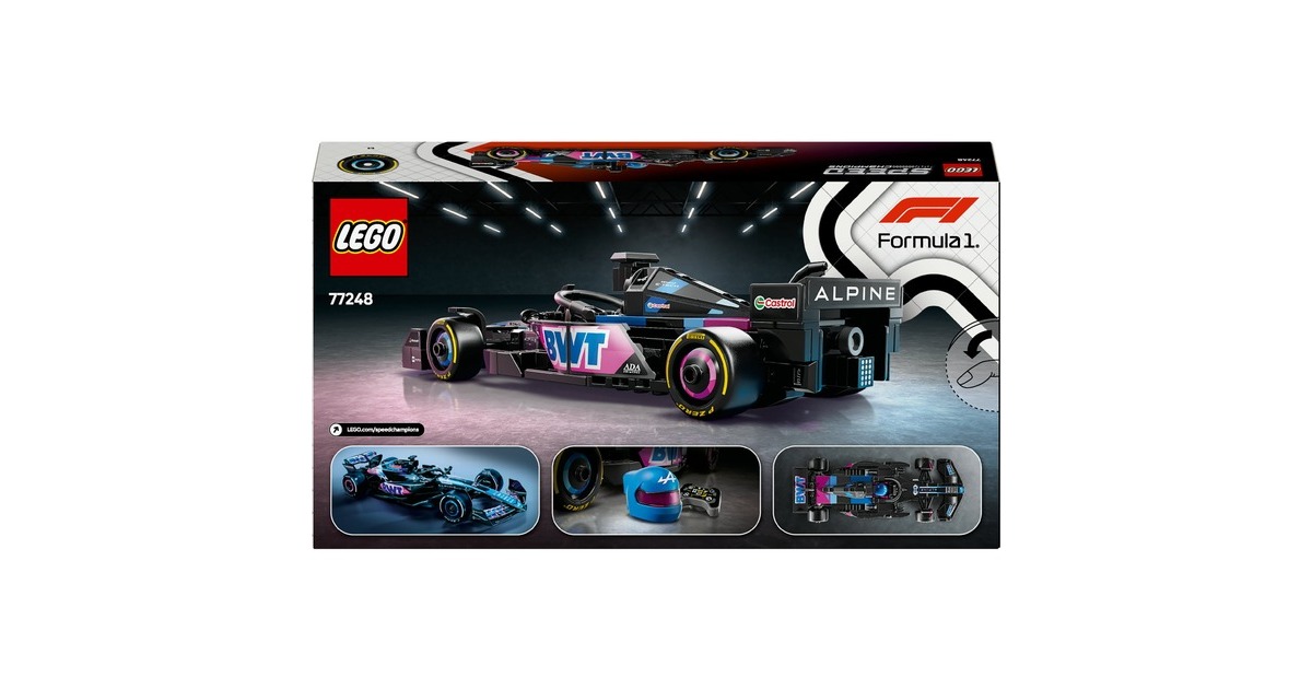 LEGOSpeed Champions - BWT Alpine F1® Team A524 racewagen Constructiespeelgoed  (77248)