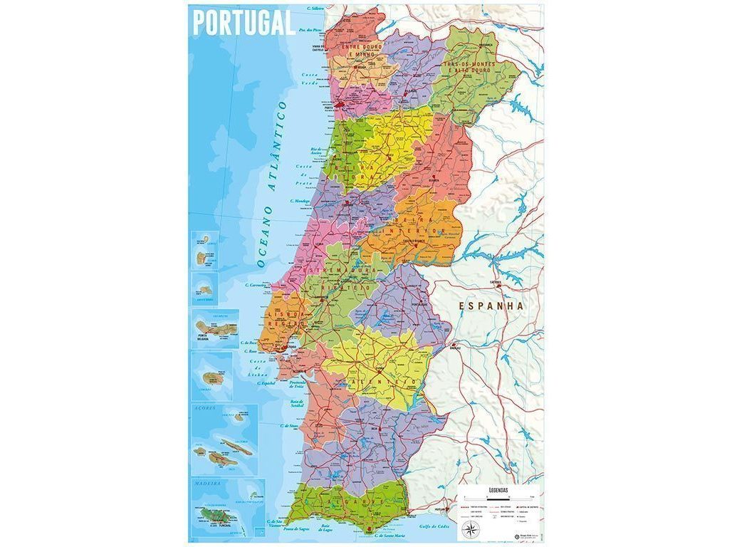 POSTERS MAPA PORTUGAL ERIK