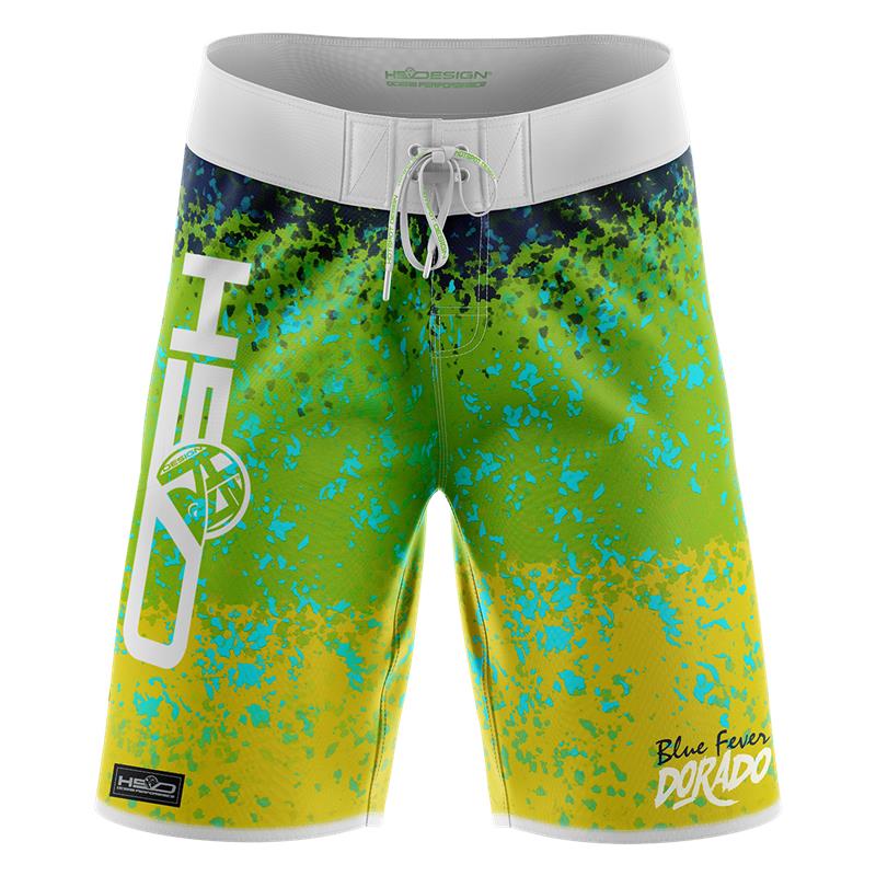 Short Homme Hot Spot Design Ocean Performance Dorado - Vert/Jaune