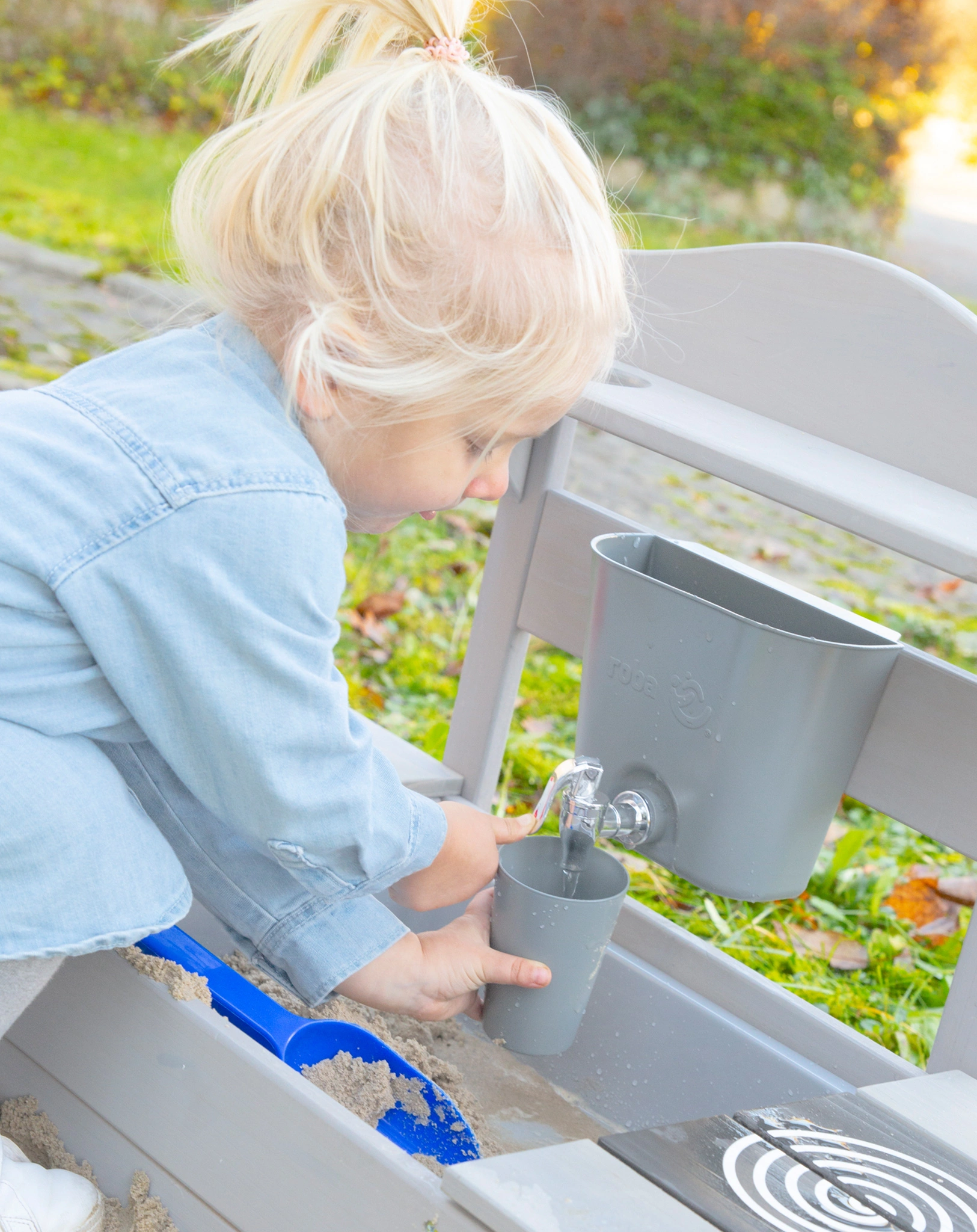 Kinder Matschküche zum Hängen II (Farbe: grau)