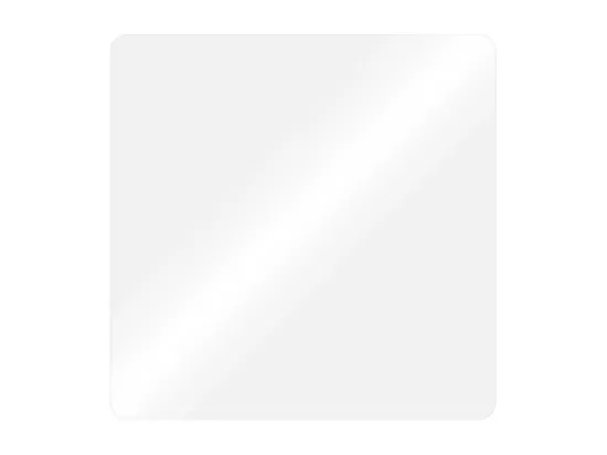 Cache bonde d'écoulement VILLEROY ET BOCH Planeo Pure White 128 x 128 x 6 mm