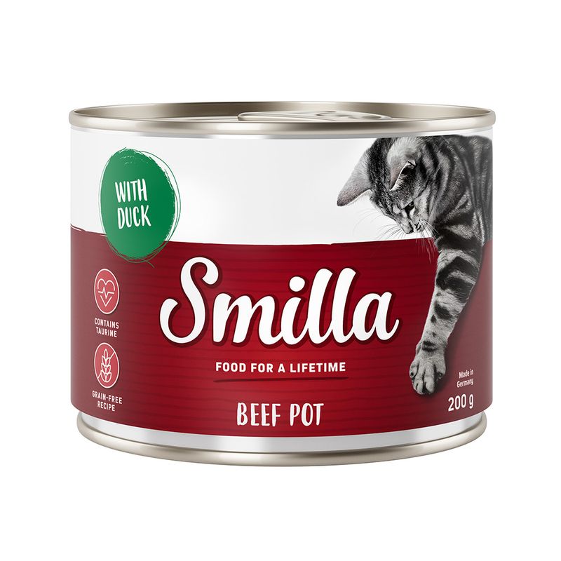 Smilla bœuf 6 x 200 g pour chat