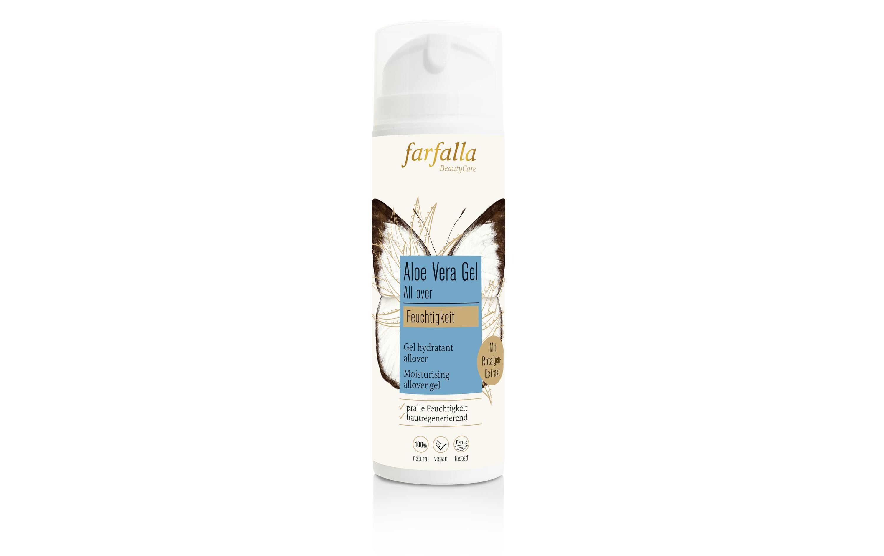 Aloe Vera Gel Feuchtigkeit 150 mlFeuchtigkeitsspendendes Allover-Gel