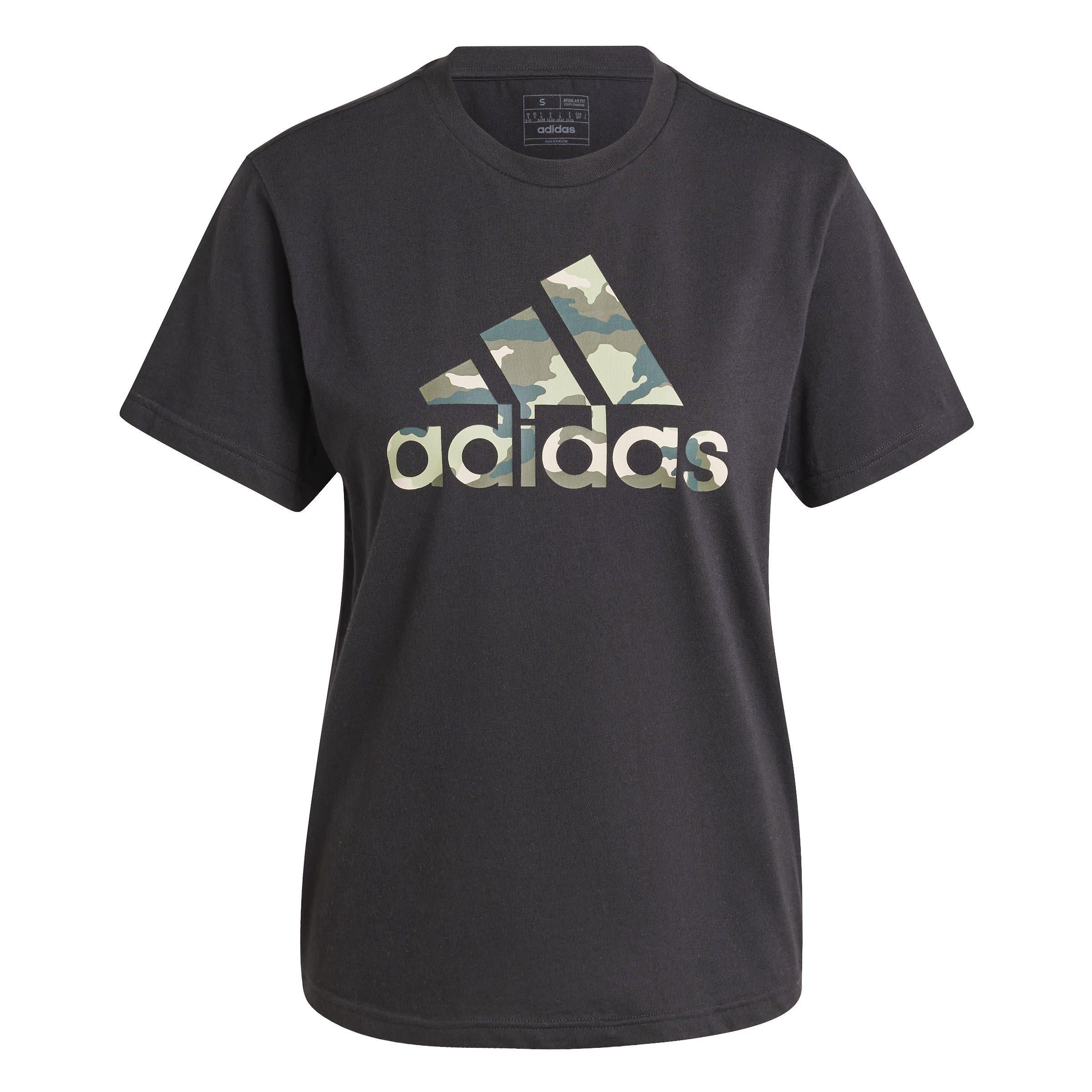 adidas Camo Graphic T Shirt Womens