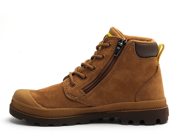 Palladium boots bottine enfant hicuffwp marron