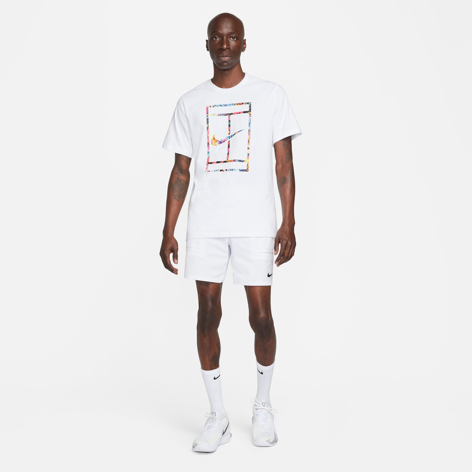 Nike Court Dri-Fit Slam LN NT Shorts Hommes - Blanc