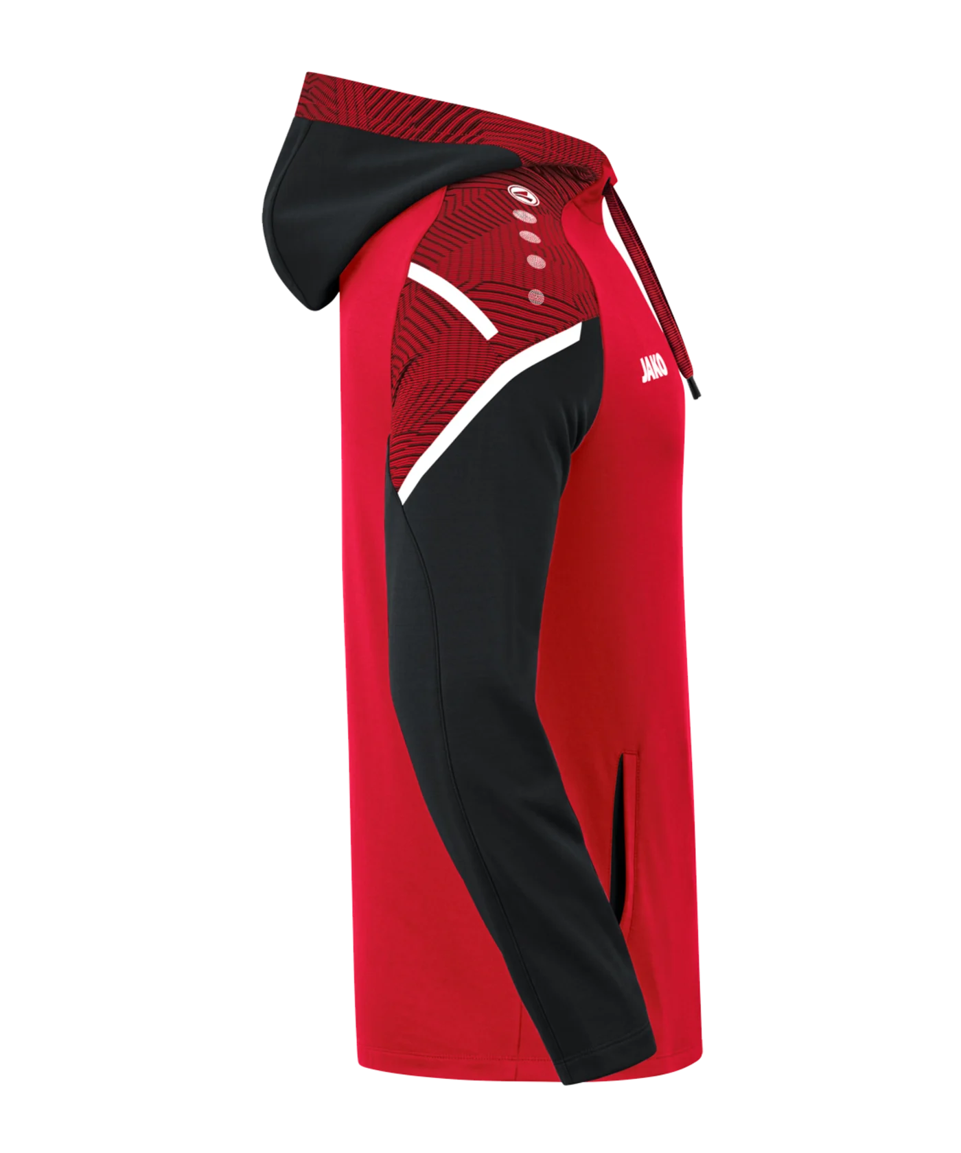 JAKO Performance Hoody Kids Rot Schwarz F101