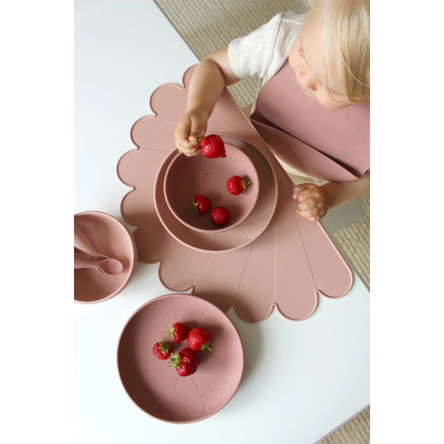 Cam Cam® COPENHAGEN Silikonschale Blume, Rose Mix, 2er Pack