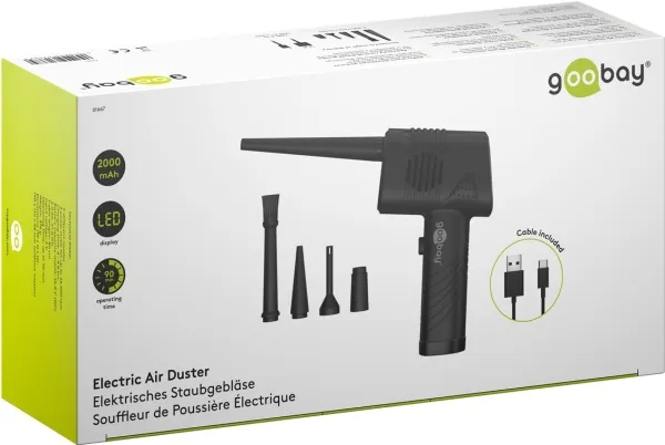 Goobay 61667, Sort, 35000 rpm, 0,8 m, 46,8 W, USB, 4,8 t
