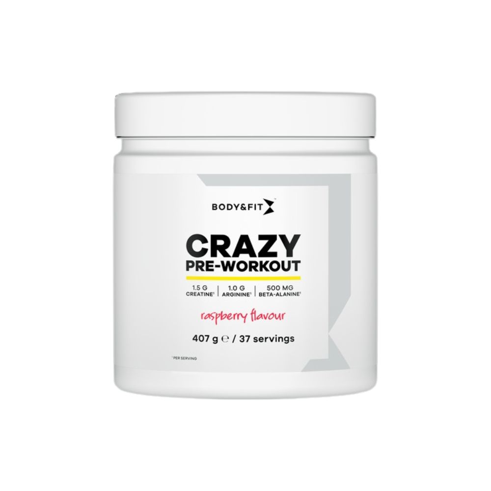 Body & Fit Crazy Pre-Workout Raspberry (407 gr)
