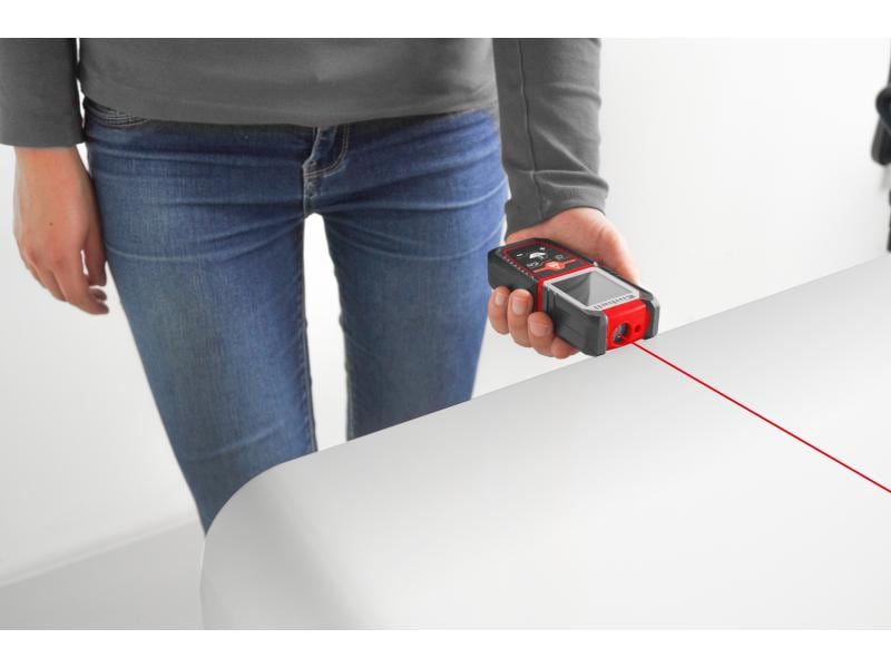 Einhell Laser-Distanzmesser TC-LD 50 50 m Zur Messung sowie Additon/Subtraktion von Strecken, Flächen und Volumen