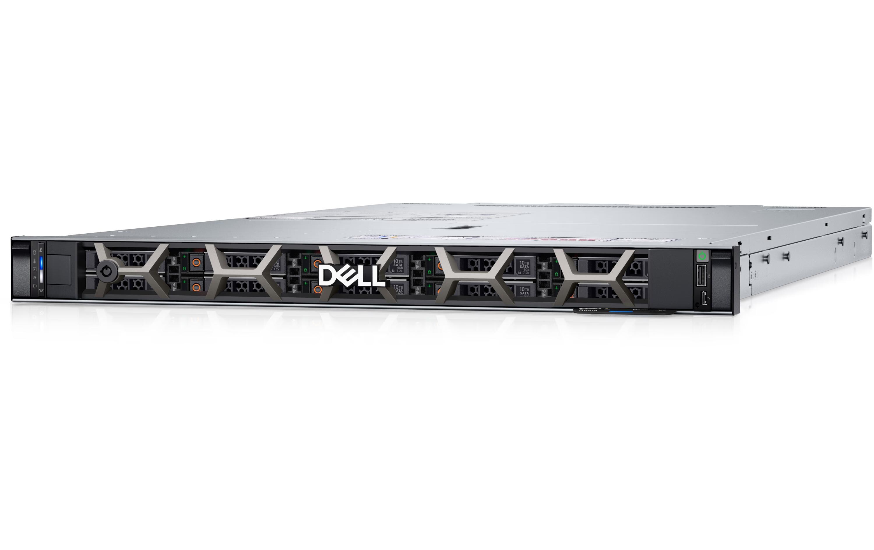 Server PowerEdge R6615 AMD EPYC 9354P<br>1-Sockel-Rackserver mit AMD EPYC-Prozessor für Virtualisierung und VDI-Workloads