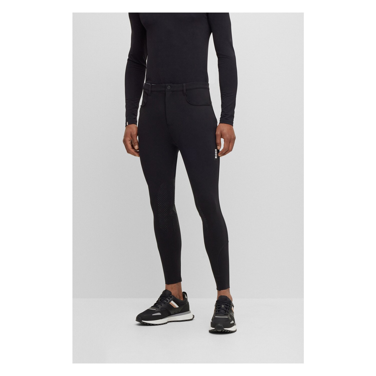 BOSS EQUESTRIAN Grip-Kniebesatz-Sommer-Reithose James  - black