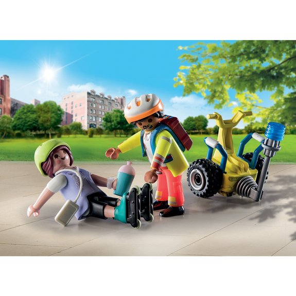 Starter Pack Secouriste avec giropode Playmobil City Life 71257