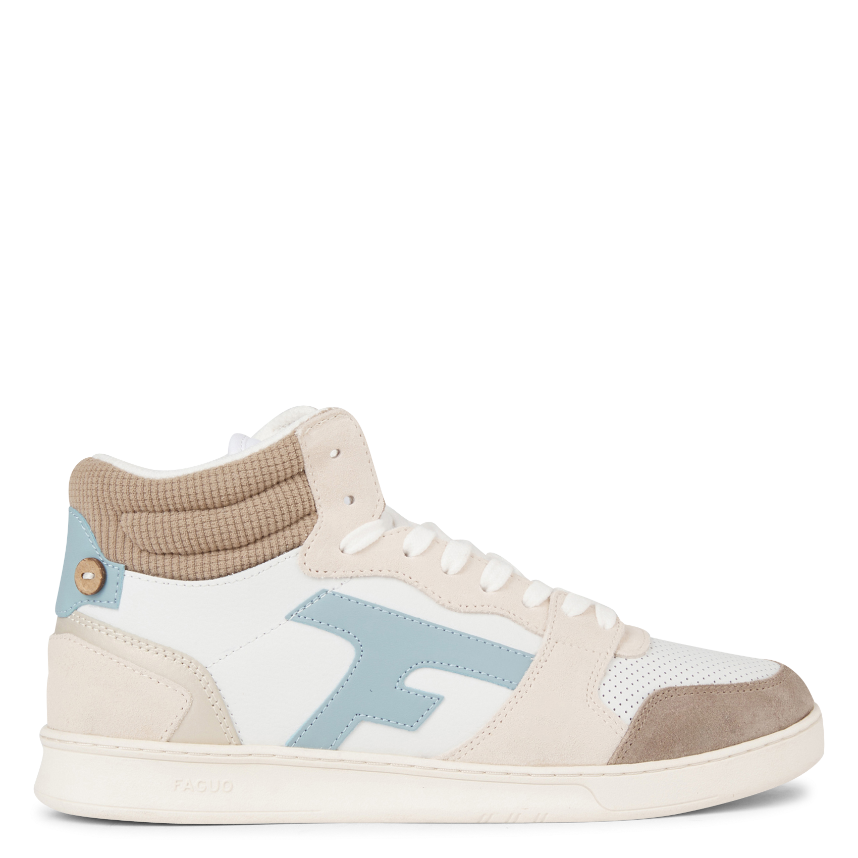 HAZEL MID - Baskets montantes en cuir | Blanc