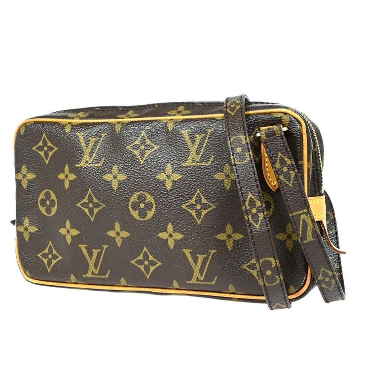 Louis Vuitton Vintage Louis Vuitton Pochette Marly Bandouliere Brown