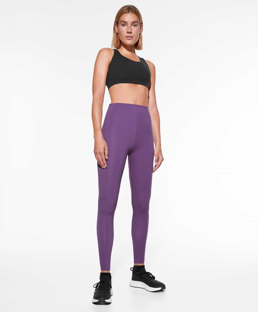 Leggings de compressão com elevação no tornozelo de 65 cm