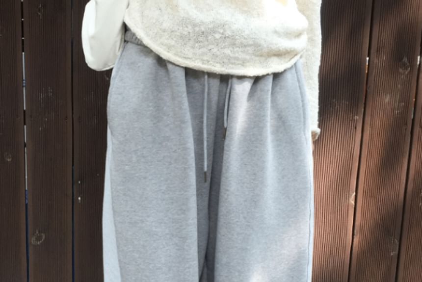 SeoulPop - Unisex tweekleurige joggingbroek met trekkoordtaille