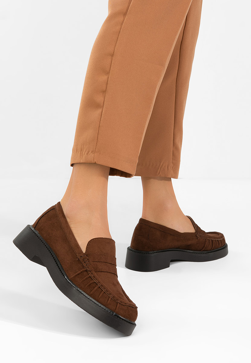 Mocassins femme bruns Julietta
