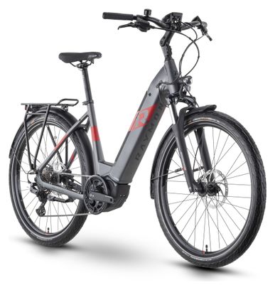 VTC Électrique Raymon TourRay E 6.0 Wave Tektro M350 9V 630Wh 27.5'' Gris 2024