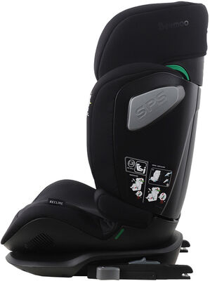 Beemoo Recline i-Size Beltestol, Black Stone