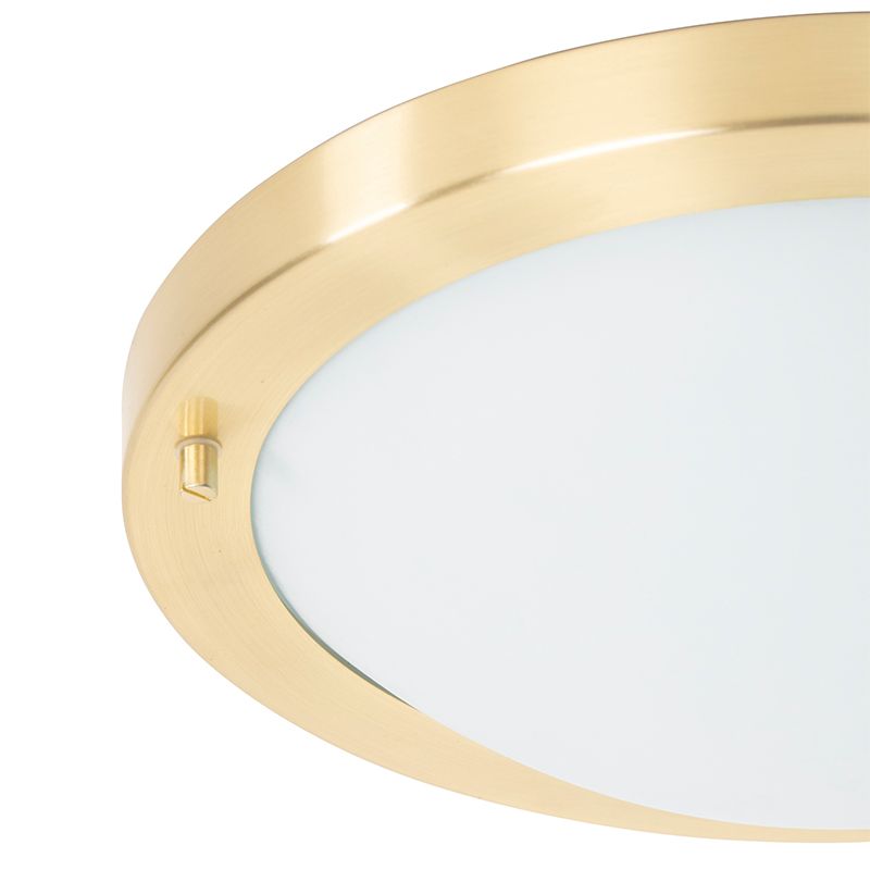 Moderne plafonnière goud 31 cm IP44 - Yuma