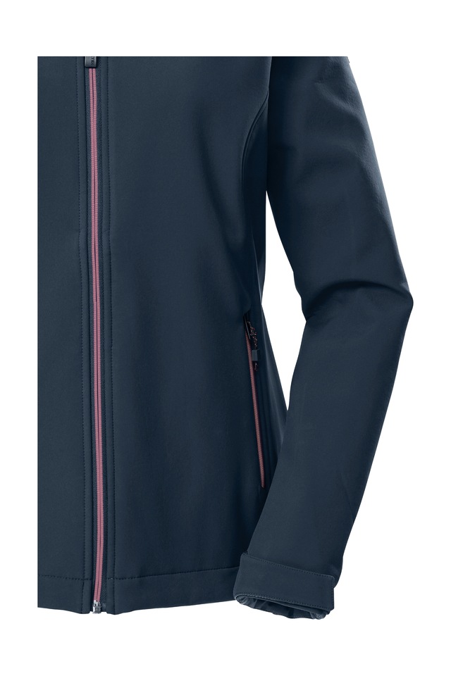 Killtec Softshelljacke »KOW 8 WMN SFTSHLL JCKT« Damen Softshelljacke: wasser- und windabweisend, atmungsaktiv