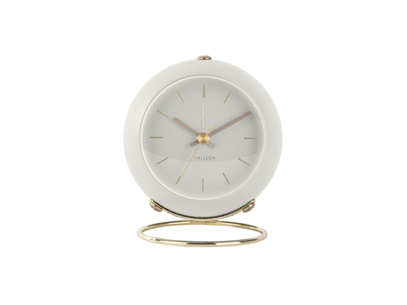 Alarm Clock Globe KA5833WH White