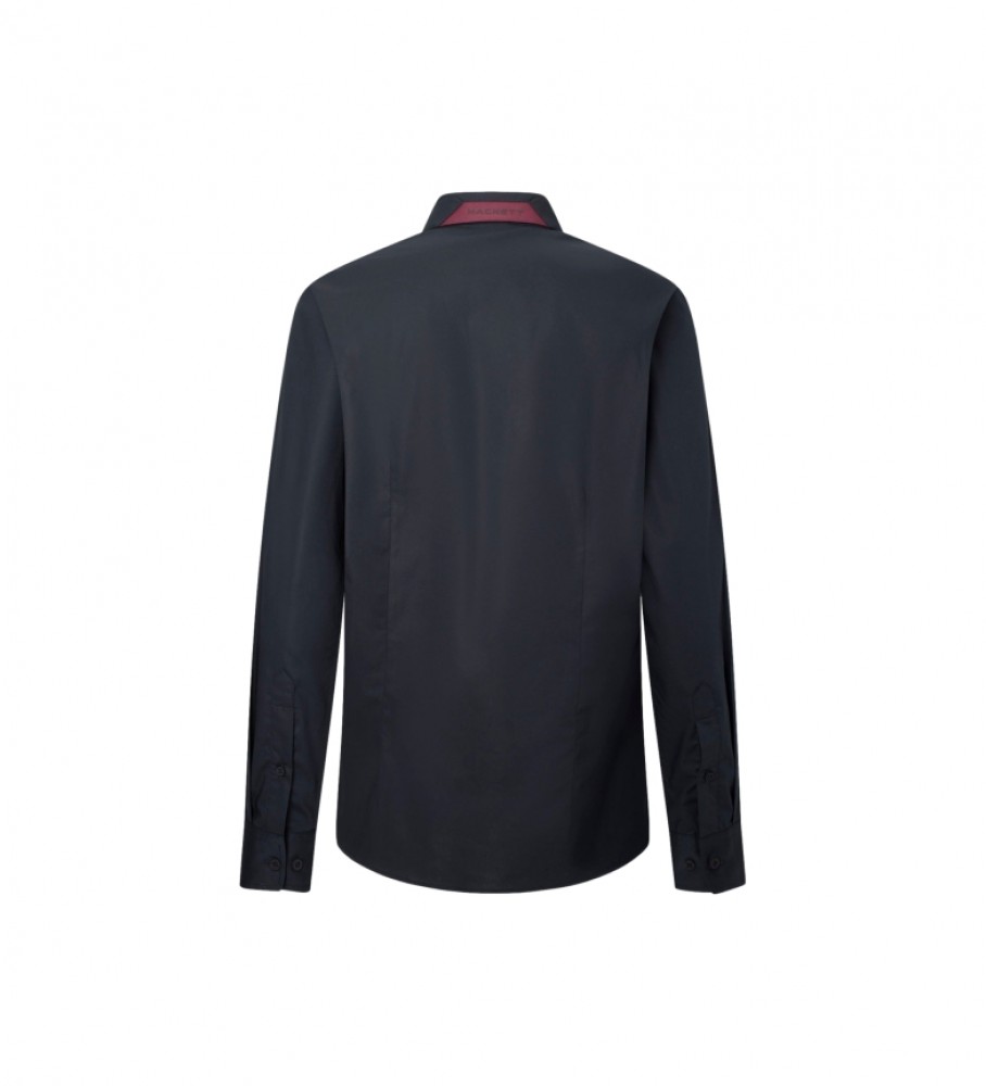 Camisa Hackett Amr Cutaway Pit Preta