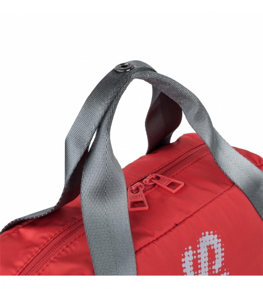 Mochila Skechers Unissex Griffinc S901 vermelha - 39x30x10cm -