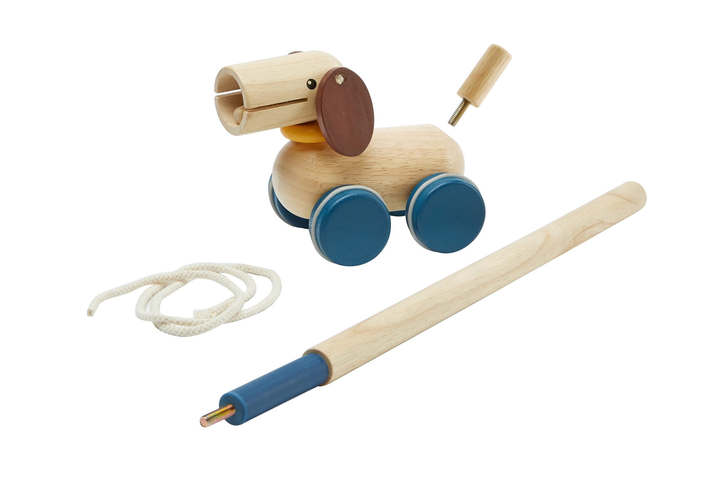 PlanToys Nachziehtier Welpe