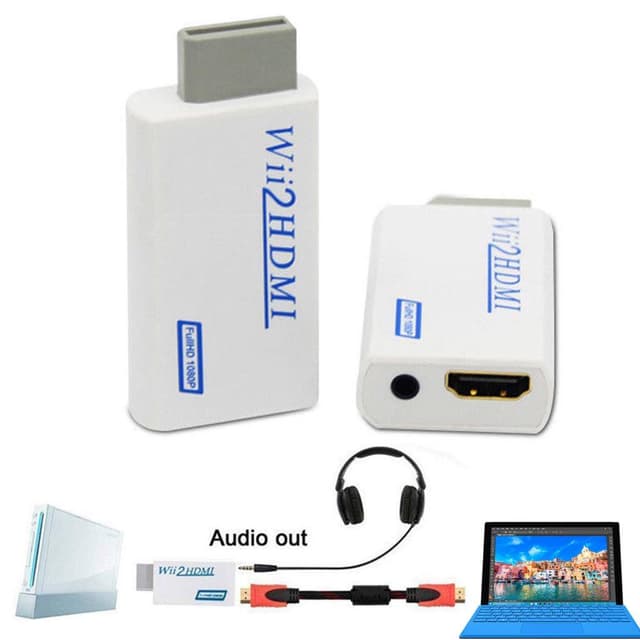 INF Nintendo Wii til HDMI-adapter
