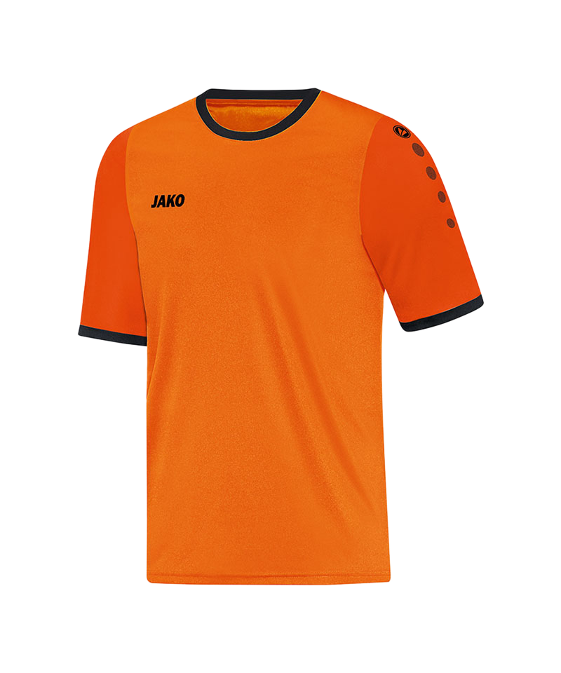 JAKO Leeds Trikot kurzarm Orange Schwarz F19