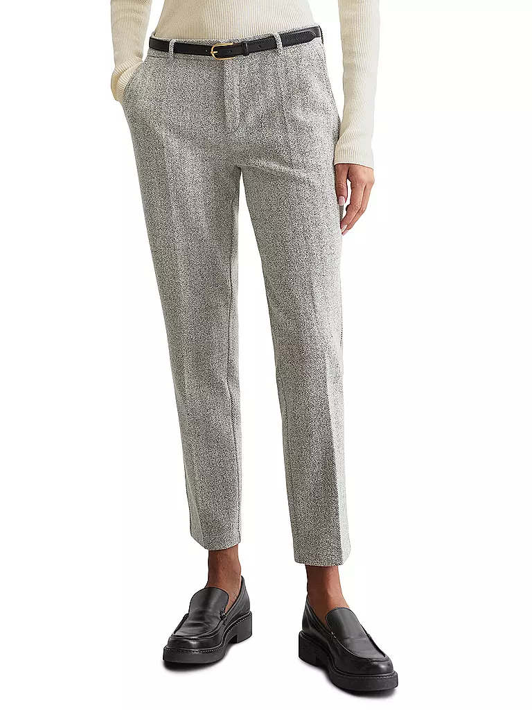 MARC O'POLO Businesshose 7/8 grau