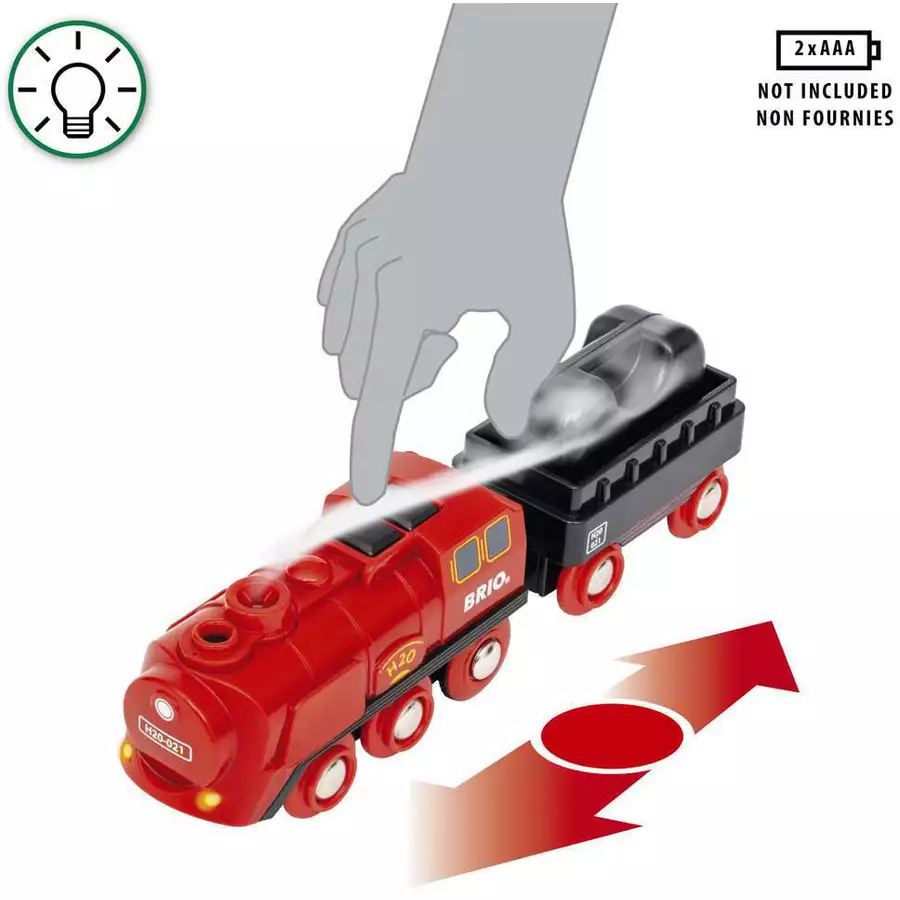 Brio BRIO Batterie-Dampflok Set bunt