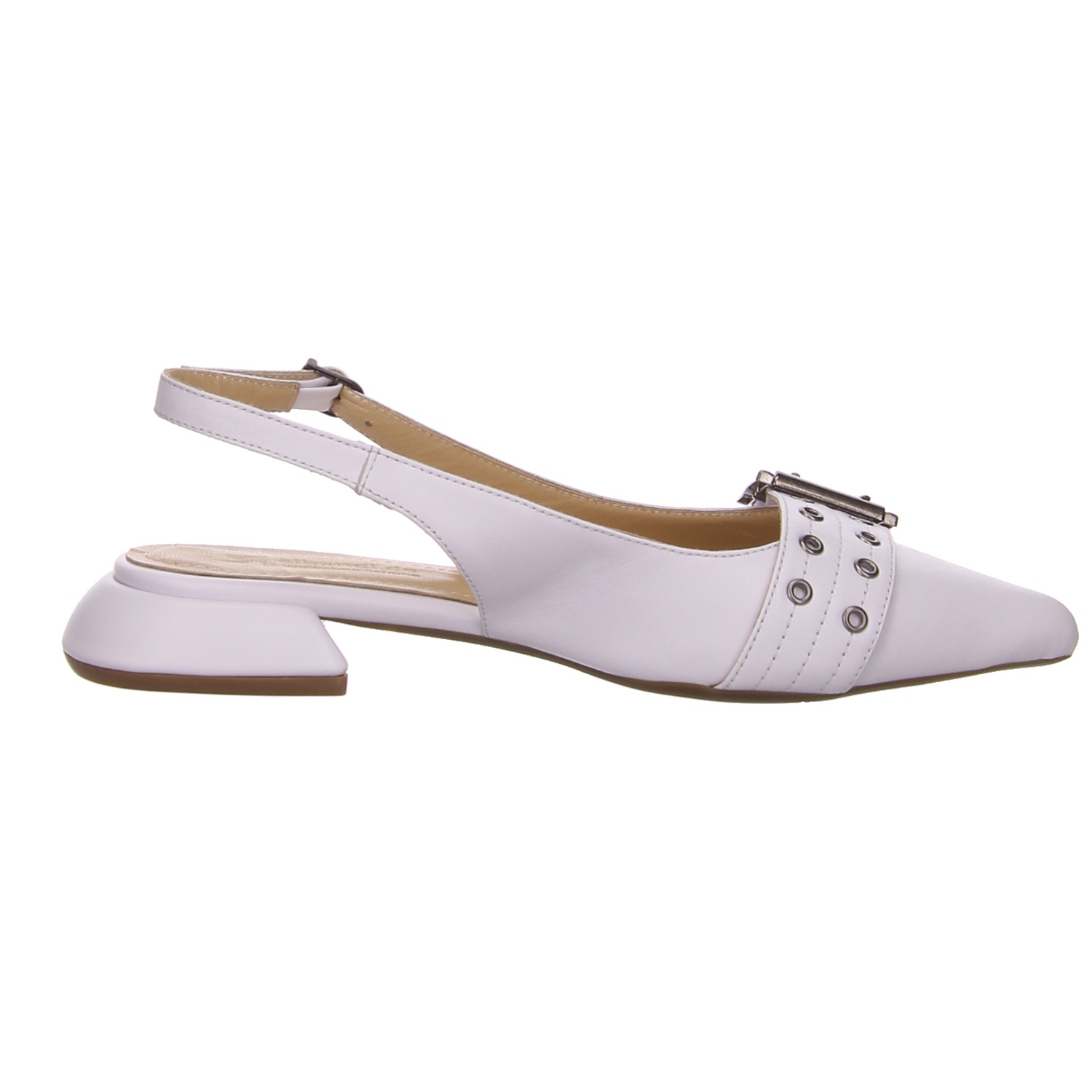 elbandi Slingpumps weiß weiss/weiss kombi